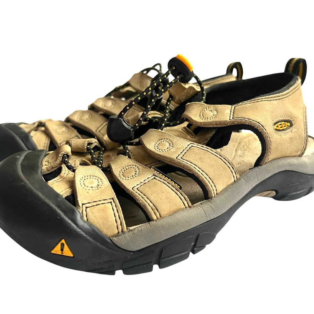 KEEN Newport H2 Leather Sandals Women’s 6 Tan Closed Toe Hiking - Picture 5 of 11